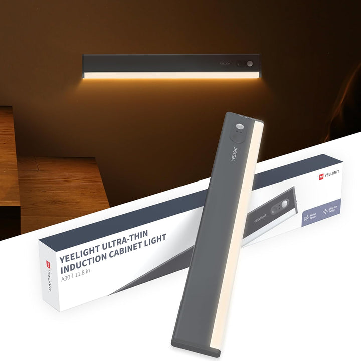 YL-Mate -  Dark Gray - Ultra-Slim Cabinet Light - 30cm
