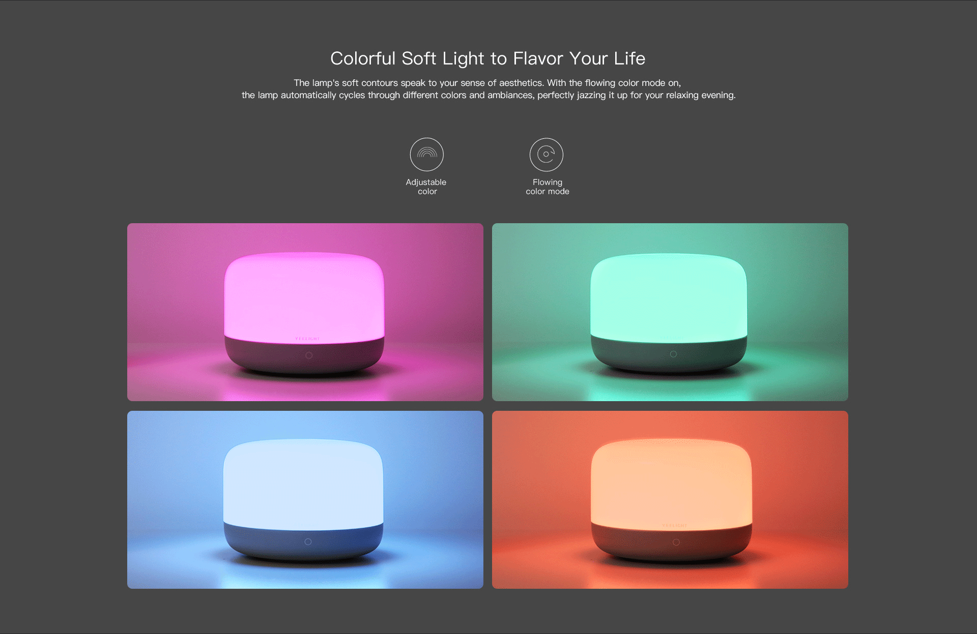 Xiaomi yeelight top bedside lamp d2