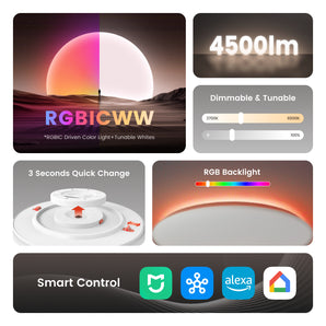 Yeelight RGB LED Smart Ceiling Light - European Version