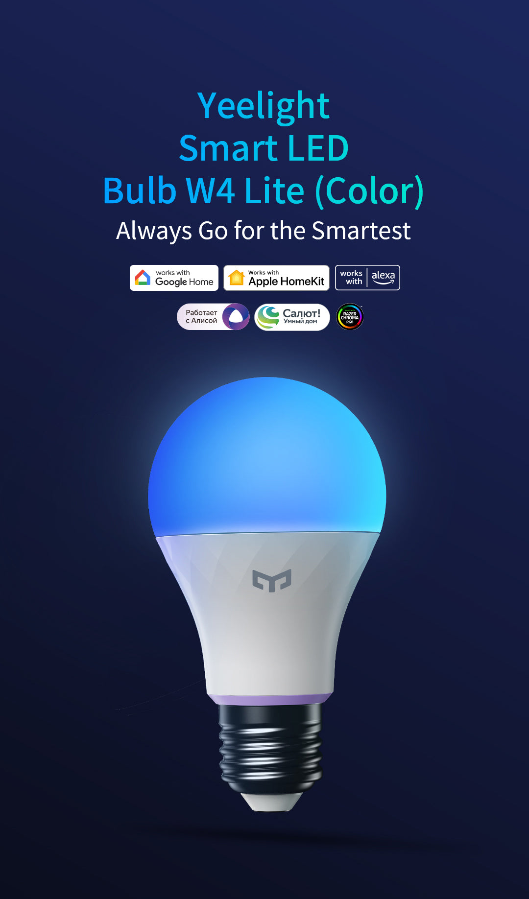 Yeelight color bulb deals homekit