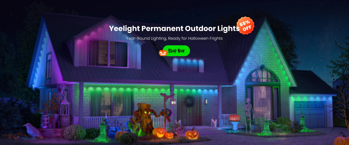 Yeelight Permanent Outdoor Lights, 65% off Halloween sale